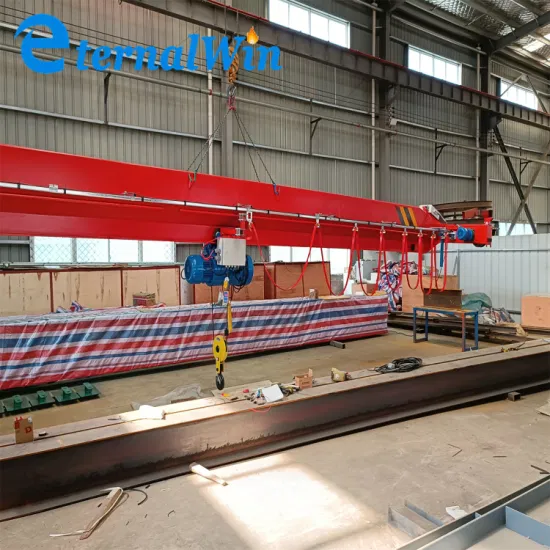 High Safety Electric Control Cranes Cargo Lifting Equipment Travelling Bridge Crane Light Duty 5ton 10ton 15ton Single Beam Overhead Bridge Crane for Warehouse